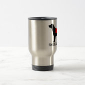 Stolzer SAR-Trainer mit Labrador-Retriever Reisebecher (Mittel)