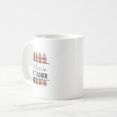 stolzer schwarzer Mathelehrer, Schwarzer Geschicht Kaffeetasse (Vorderseite Links)