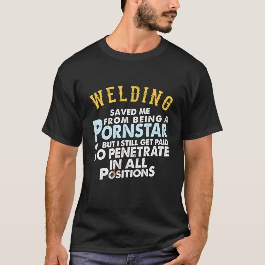 Stolzer Schweißer für Freund oder Ehemann T-Shirt (Vorderseite)
