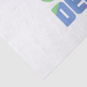 Stolzer schwuler Demokrat lustiger LGBT Seidenpapier (Detail)
