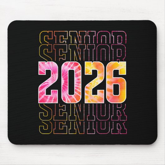 stolzer Senior 2026 Abitur Männer Frauen Mousepad (Vorne)