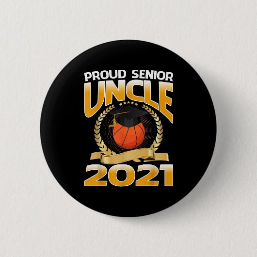 Stolzer Senior Onkel 2021 Basketball Button (Vorderseite)