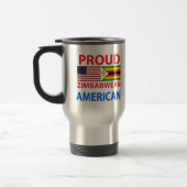 Stolzer simbabwischer Amerikaner Reisebecher (Links)