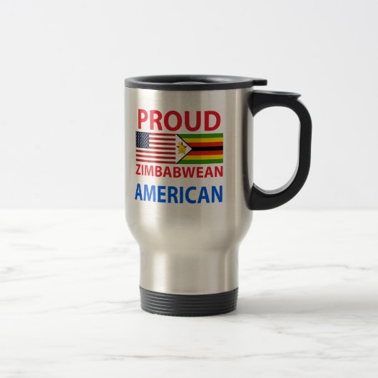 Stolzer simbabwischer Amerikaner Reisebecher (Rechts)