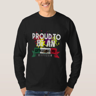 Stolzer Softwareentwickler Bürger Beruf Karriere T-Shirt