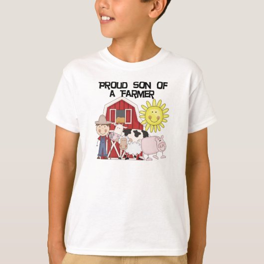 Stolzer Sohn ein Bauers-der T-Shirts und der (Vorderseite)