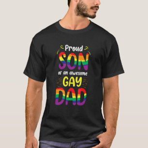 Stolzer Sohn eines Phantastischen Gay Vater Pride T-Shirt