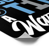 Stolzer Sohn eines T1d Krieger Diabetes Bewusstsei Poster (Ecke)