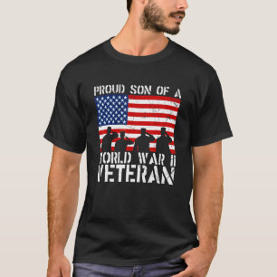Stolzer Sohn eines Veteranen des Zweiten Weltkrieg T-Shirt