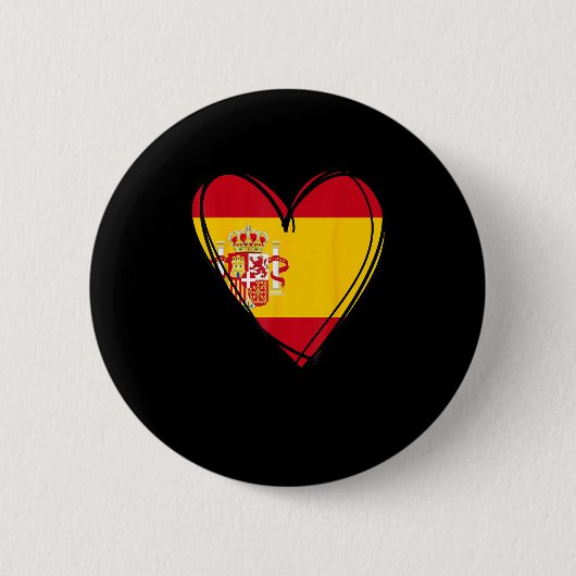 Stolzer spanischer Junge Mädchen Tante Vater Mutte Button (Vorderseite)