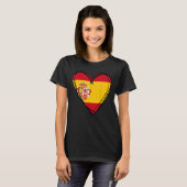 Stolzer spanischer Junge Mädchen Tante Vater Mutte T-Shirt (Vorne ganz)