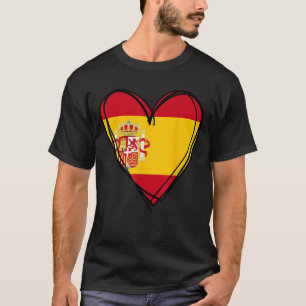Stolzer spanischer Junge Mädchen Tante Vater Mutte T-Shirt