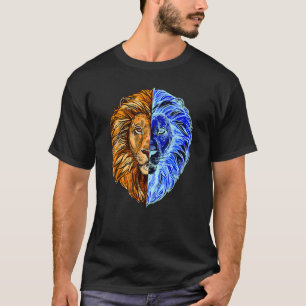 Stolzer starker Löwe Leo Astrologie Kopf Stolz Gro T-Shirt