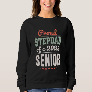 Stolzer Stiefvater eines Absolventen der Retro-Kla Sweatshirt