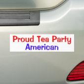 Stolzer Tee-Party-Amerikaner Autoaufkleber (Auf Auto)
