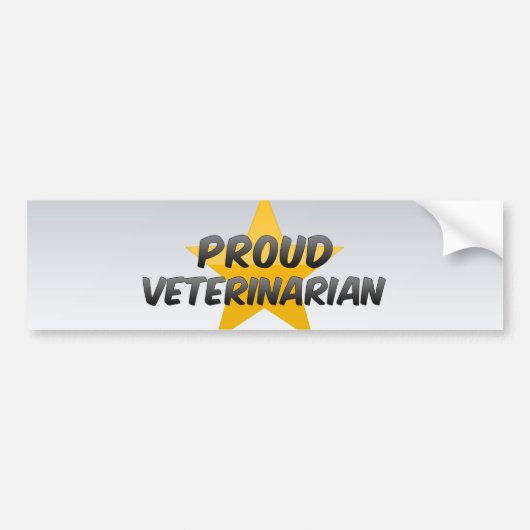 Stolzer Tierarzt Autoaufkleber (Vorne)