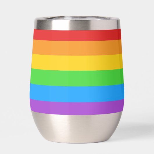 Stolzer Toast: Regenbogenflagge (Rückseite)