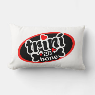 Stolzer Trini 2D Knochen Lustiger Trinidadischer S Lendenkissen