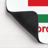 Stolzer ungarischer Großvater Mousepad (Ecke)