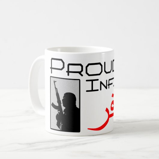 Stolzer Ungläubiger! Kaffeetasse (Vorderseite Links)