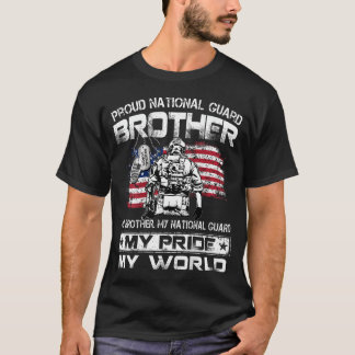 Stolzer US Nationalgarde Bruder Mein Bruder Mein T-Shirt