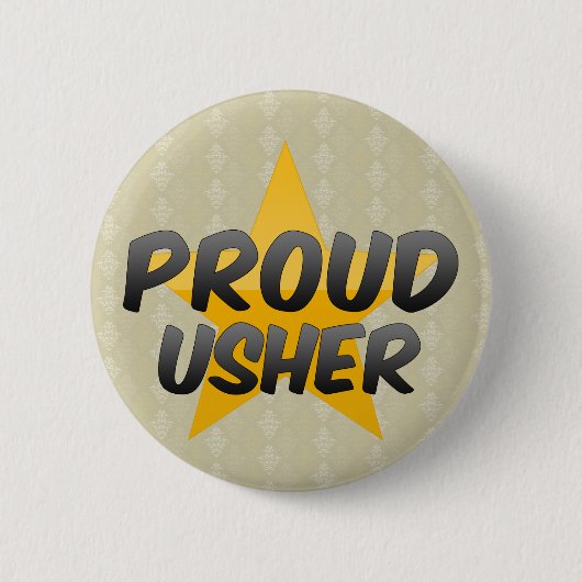 Stolzer Usher Button (Vorderseite)