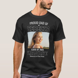 Stolzer Vater Abschlussklasse 2025 Absolvent Elter T-Shirt