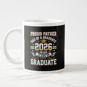 Stolzer Vater Absolvent der Klasse 2026 Jumbo-Tasse