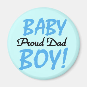 Stolzer Vater der Baby-Jungen-T-Shirts und der Magnet