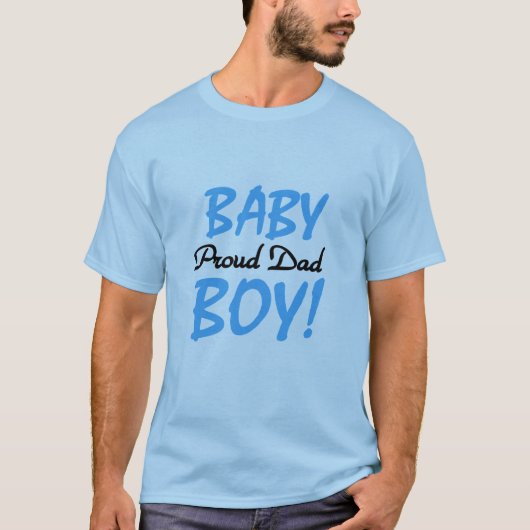 Stolzer Vater der Baby-Jungen-T-Shirts und der T-Shirt (Vorderseite)
