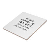 Stolzer Vater der Graduiertenklasse von 20XX fügen Fliese (Seite)