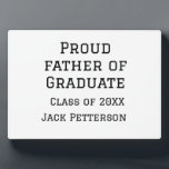 Stolzer Vater der Graduiertenklasse von 20XX fügen Fotoplatte<br><div class="desc">Gestaltung</div>