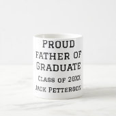 Stolzer Vater der Graduiertenklasse von 20XX fügen Kaffeetasse (Mittel)