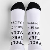 Stolzer Vater der Graduiertenklasse von 20XX fügen Socken (Oben)