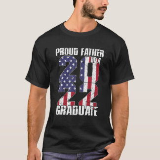 Stolzer Vater der Klasse von 2022 Graduate America T-Shirt