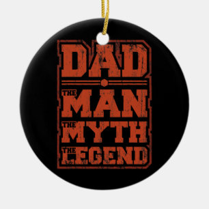 Stolzer Vater Der Mensch Der Mythos Der legendäre Keramik Ornament