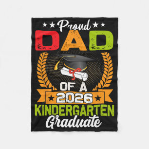 Stolzer Vater des Abiturjahrgangs 2026 Kindergarte Fleecedecke