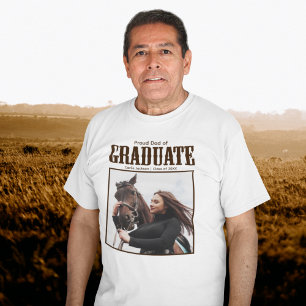 Stolzer Vater des Country-Western-Absolventen 2023 T-Shirt