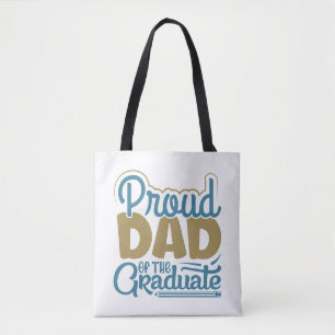 stolzer Vater des Graduates Tasche