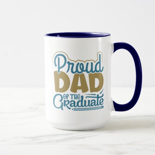 stolzer Vater des Graduates Tasse (Rechts)