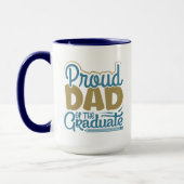 stolzer Vater des Graduates Tasse (Links)