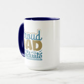 stolzer Vater des Graduates Tasse (Vorderseite Links)
