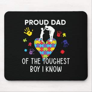 Stolzer Vater des härtesten Jungen, den ich kenne Mousepad