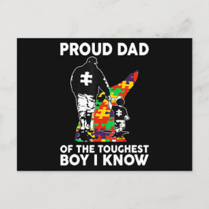 Stolzer Vater des härtesten Jungen, den ich kenne Postkarte
