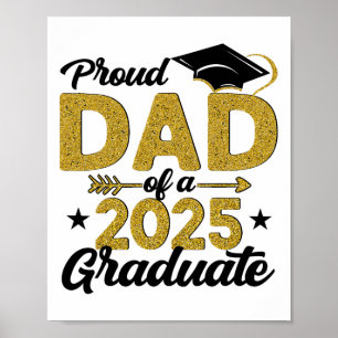 Stolzer Vater einer 2025-Grad-Senior-Cl von 2025 Poster
