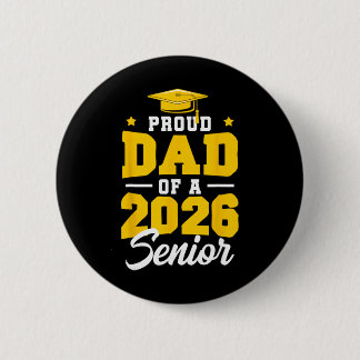 Stolzer Vater einer Abiturientin Klasse 2026 Stolz Button