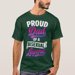 Stolzer Vater einer Biseual Legend Niedlicher Funn T-Shirt