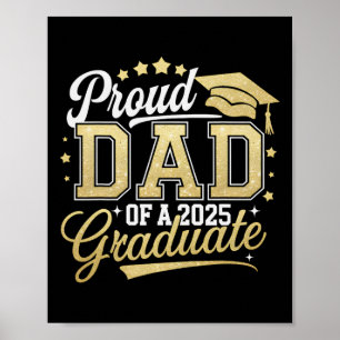 Stolzer Vater einer Cl von 2025 Graduate Senior 25 Poster