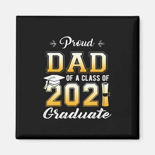 Stolzer Vater einer Klasse der Graduiertenschule 2 Magnet (Vorne)