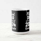 Stolzer Vater einer Klasse von 2024 Hochschulabsol Kaffeetasse (Mittel)